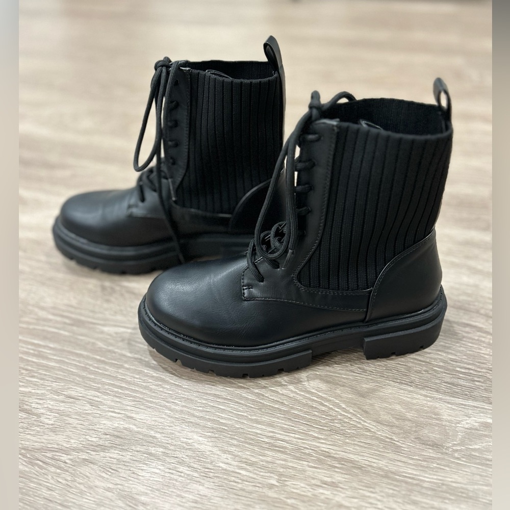 Black Combat Boots